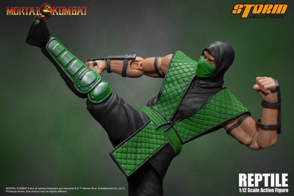 MORTAL KOMBAT 1/12 VS SERIES KLASSIC REPTILE | モータルコンバット 1/12 アクションフィギュア VS シリーズ クラシック リープテイル