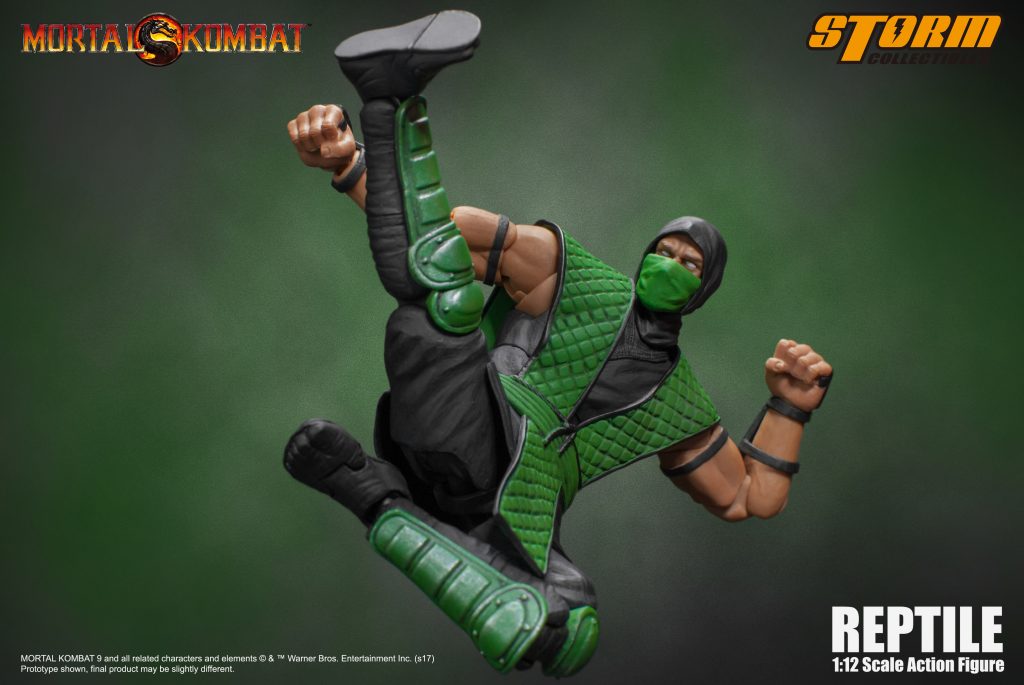 MORTAL KOMBAT 1/12 VS SERIES KLASSIC REPTILE | モータルコンバット 1/12 アクションフィギュア VS シリーズ クラシック リープテイル