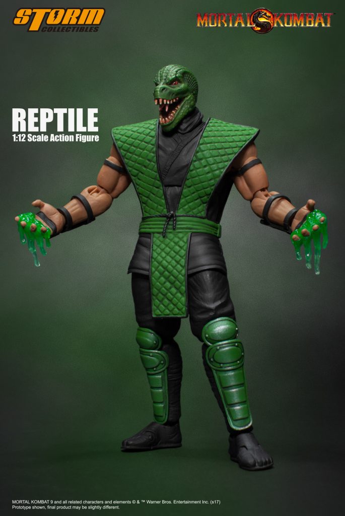 MORTAL KOMBAT 1/12 VS SERIES KLASSIC REPTILE | モータルコンバット 1/12 アクションフィギュア VS シリーズ クラシック リープテイル