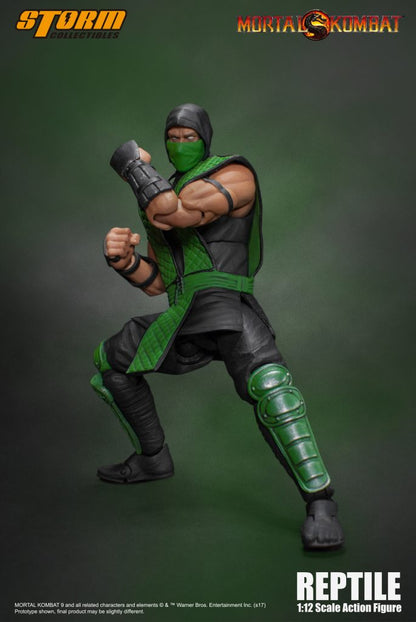 MORTAL KOMBAT 1/12 VS SERIES KLASSIC REPTILE | モータルコンバット 1/12 アクションフィギュア VS シリーズ クラシック リープテイル