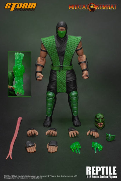 MORTAL KOMBAT 1/12 VS SERIES KLASSIC REPTILE | モータルコンバット 1/12 アクションフィギュア VS シリーズ クラシック リープテイル