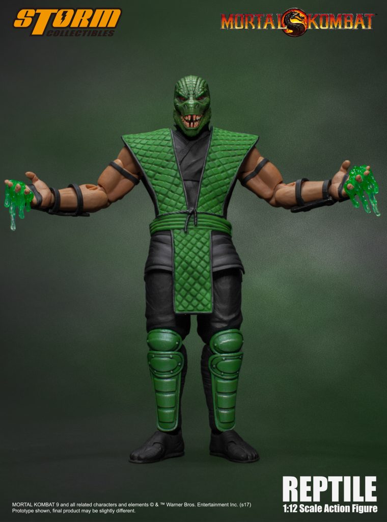 MORTAL KOMBAT 1/12 VS SERIES KLASSIC REPTILE | モータルコンバット 1/12 アクションフィギュア VS シリーズ クラシック リープテイル