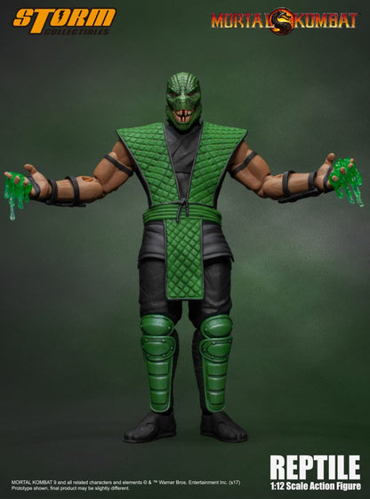 MORTAL KOMBAT 1/12 VS SERIES KLASSIC REPTILE | モータルコンバット 1/12 アクションフィギュア VS シリーズ クラシック リープテイル