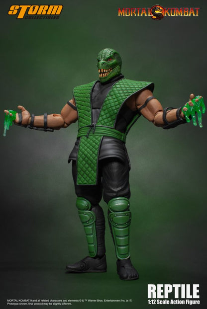 MORTAL KOMBAT 1/12 VS SERIES KLASSIC REPTILE | モータルコンバット 1/12 アクションフィギュア VS シリーズ クラシック リープテイル