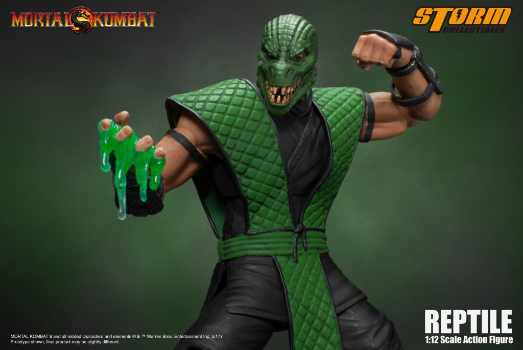 MORTAL KOMBAT 1/12 VS SERIES KLASSIC REPTILE | モータルコンバット 1/12 アクションフィギュア VS シリーズ クラシック リープテイル