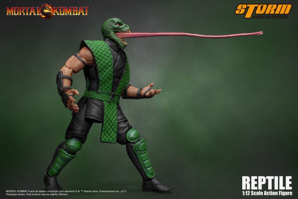 MORTAL KOMBAT 1/12 VS SERIES KLASSIC REPTILE | モータルコンバット 1/12 アクションフィギュア VS シリーズ クラシック リープテイル