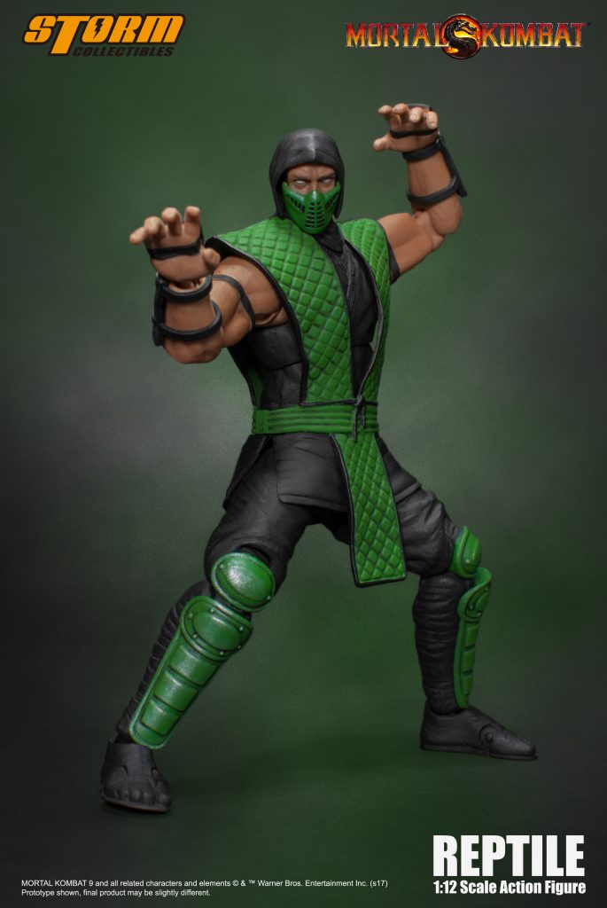 MORTAL KOMBAT 1/12 VS SERIES KLASSIC REPTILE | モータルコンバット 1/12 アクションフィギュア VS シリーズ クラシック リープテイル