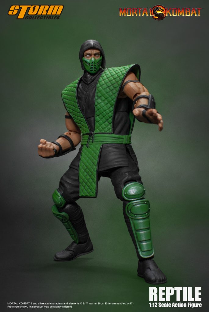 MORTAL KOMBAT 1/12 VS SERIES KLASSIC REPTILE | モータルコンバット 1/12 アクションフィギュア VS シリーズ クラシック リープテイル
