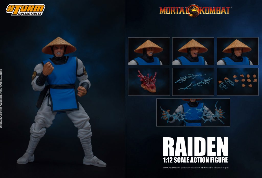 MORTAL KOMBAT 1/12 SCALE ACTION FIGURE RAIDEN | モータルコンバット 1/12 アクションフィギュア ライデン