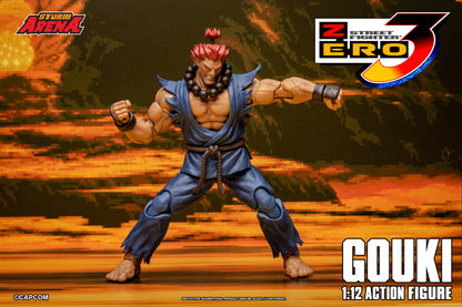 STREET FIGHTER ZERO 3 - GOUKI 1/12 Action Figure | ストームアリーナ ストリートファイターZERO3 豪鬼