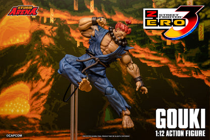 STREET FIGHTER ZERO 3 - GOUKI 1/12 Action Figure | ストームアリーナ ストリートファイターZERO3 豪鬼