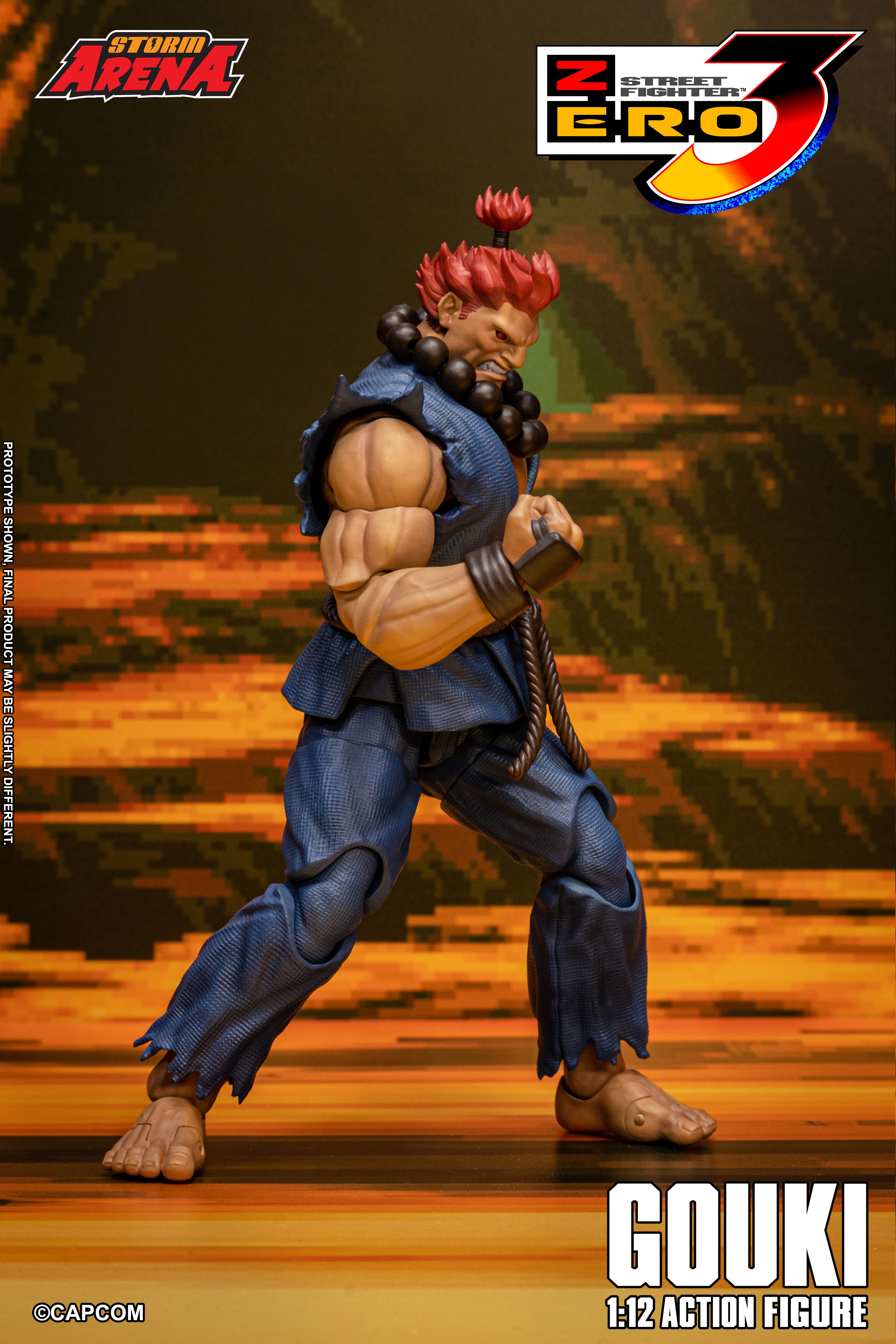 STREET FIGHTER ZERO 3 - GOUKI 1/12 Action Figure | ストーム