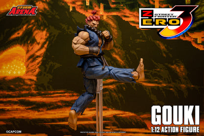 STREET FIGHTER ZERO 3 - GOUKI 1/12 Action Figure | ストームアリーナ ストリートファイターZERO3 豪鬼