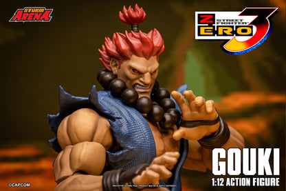 STREET FIGHTER ZERO 3 - GOUKI 1/12 Action Figure | ストームアリーナ ストリートファイターZERO3 豪鬼