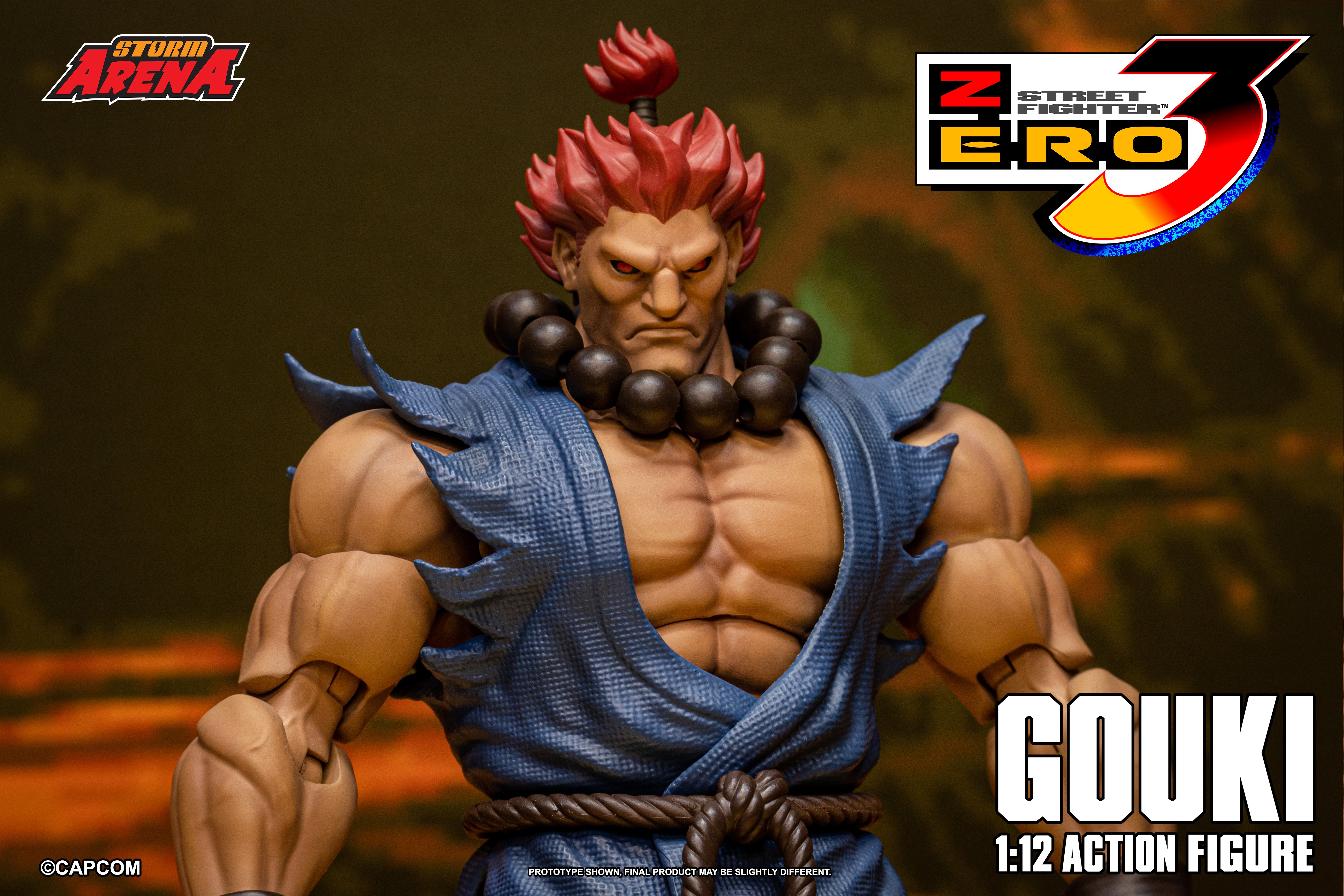 STREET FIGHTER ZERO 3 - GOUKI 1/12 Action Figure | ストーム