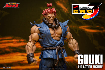 STREET FIGHTER ZERO 3 - GOUKI 1/12 Action Figure | ストームアリーナ ストリートファイターZERO3 豪鬼