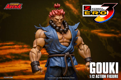 STREET FIGHTER ZERO 3 - GOUKI 1/12 Action Figure | ストームアリーナ ストリートファイターZERO3 豪鬼