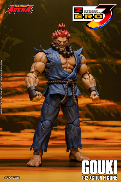 STREET FIGHTER ZERO 3 - GOUKI 1/12 Action Figure | ストームアリーナ ストリートファイターZERO3 豪鬼