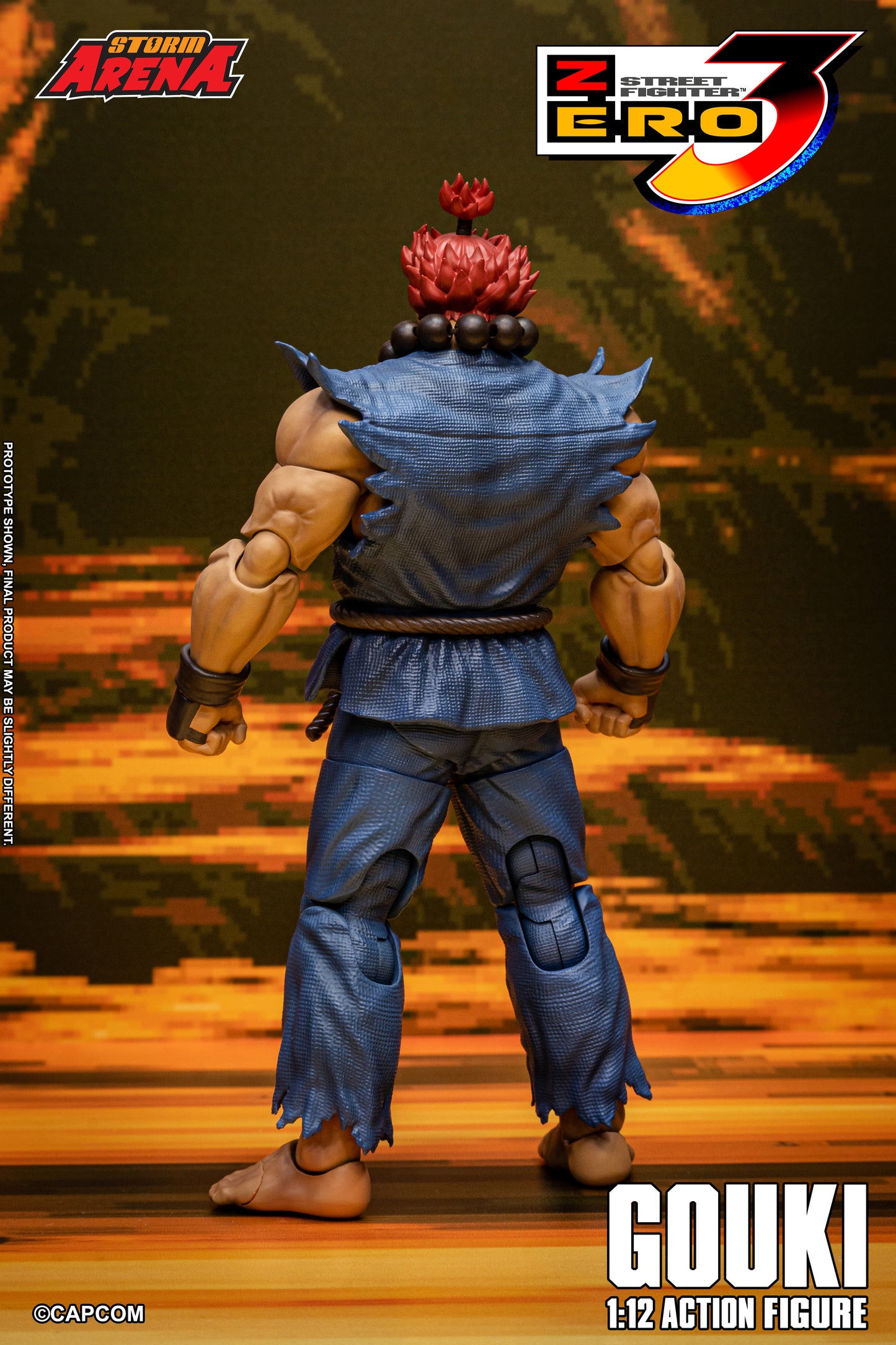 STREET FIGHTER ZERO 3 - GOUKI 1/12 Action Figure | ストームアリーナ ストリートファイターZERO3 豪鬼