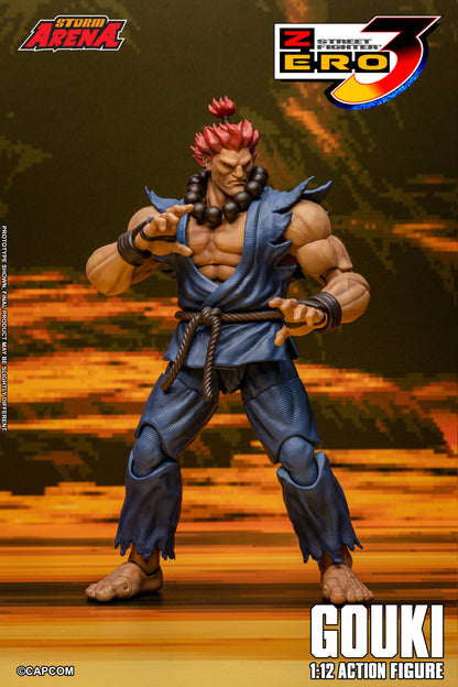 STREET FIGHTER ZERO 3 - GOUKI 1/12 Action Figure | ストームアリーナ ストリートファイターZERO3 豪鬼