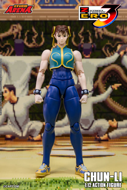 STREET FIGHTER ZERO 3 - CHUN-LI 1/12 Action Figure | ストームアリーナ ストリートファイターZERO3 春麗