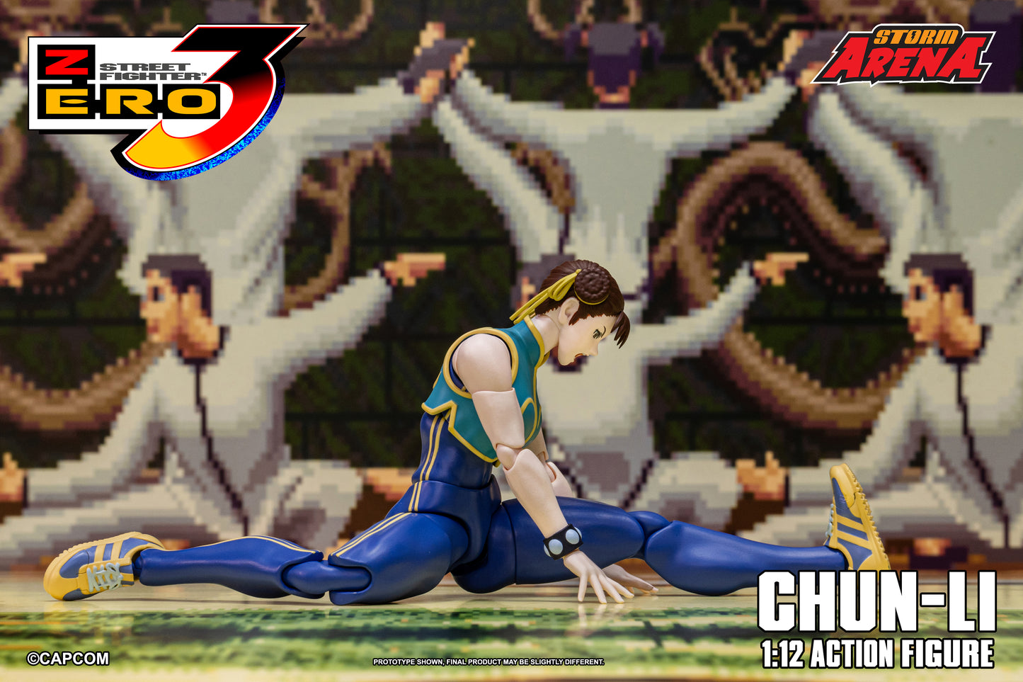 STREET FIGHTER ZERO 3 - CHUN-LI 1/12 Action Figure | ストームアリーナ ストリートファイターZERO3 春麗