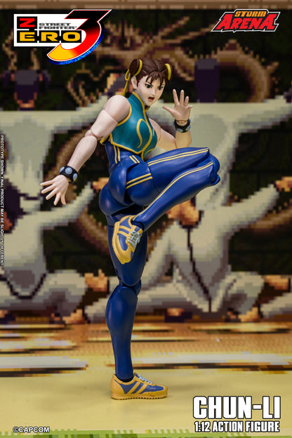 STREET FIGHTER ZERO 3 - CHUN-LI 1/12 Action Figure | ストームアリーナ ストリートファイターZERO3 春麗