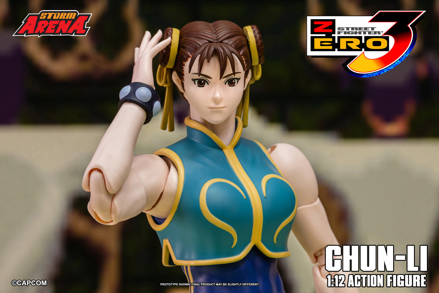 STREET FIGHTER ZERO 3 - CHUN-LI 1/12 Action Figure | ストームアリーナ ストリートファイターZERO3 春麗