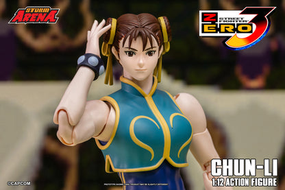STREET FIGHTER ZERO 3 - CHUN-LI 1/12 Action Figure | ストームアリーナ ストリートファイターZERO3 春麗