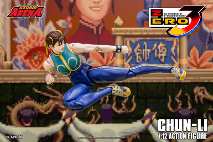 STREET FIGHTER ZERO 3 - CHUN-LI 1/12 Action Figure | ストームアリーナ ストリートファイターZERO3 春麗