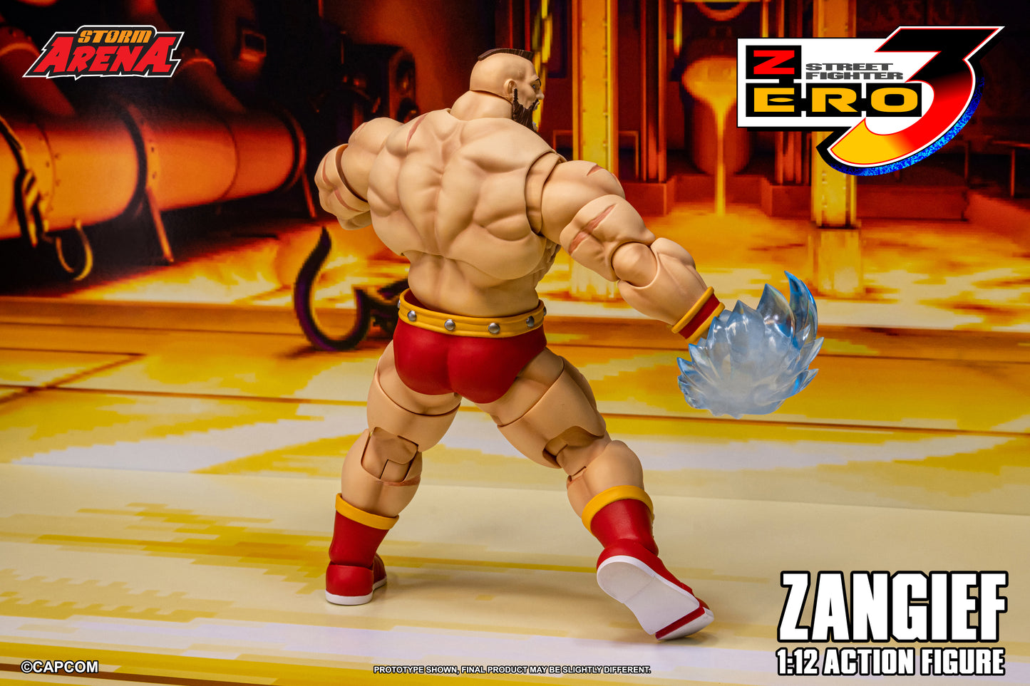 STREET FIGHTER ZERO 3 - ZANGIEF 1/12 Action Figure | ストームアリーナ ストリートファイターZERO3 ザンギエフ