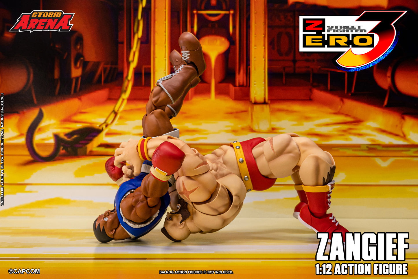 STREET FIGHTER ZERO 3 - ZANGIEF 1/12 Action Figure | ストームアリーナ ストリートファイターZERO3 ザンギエフ