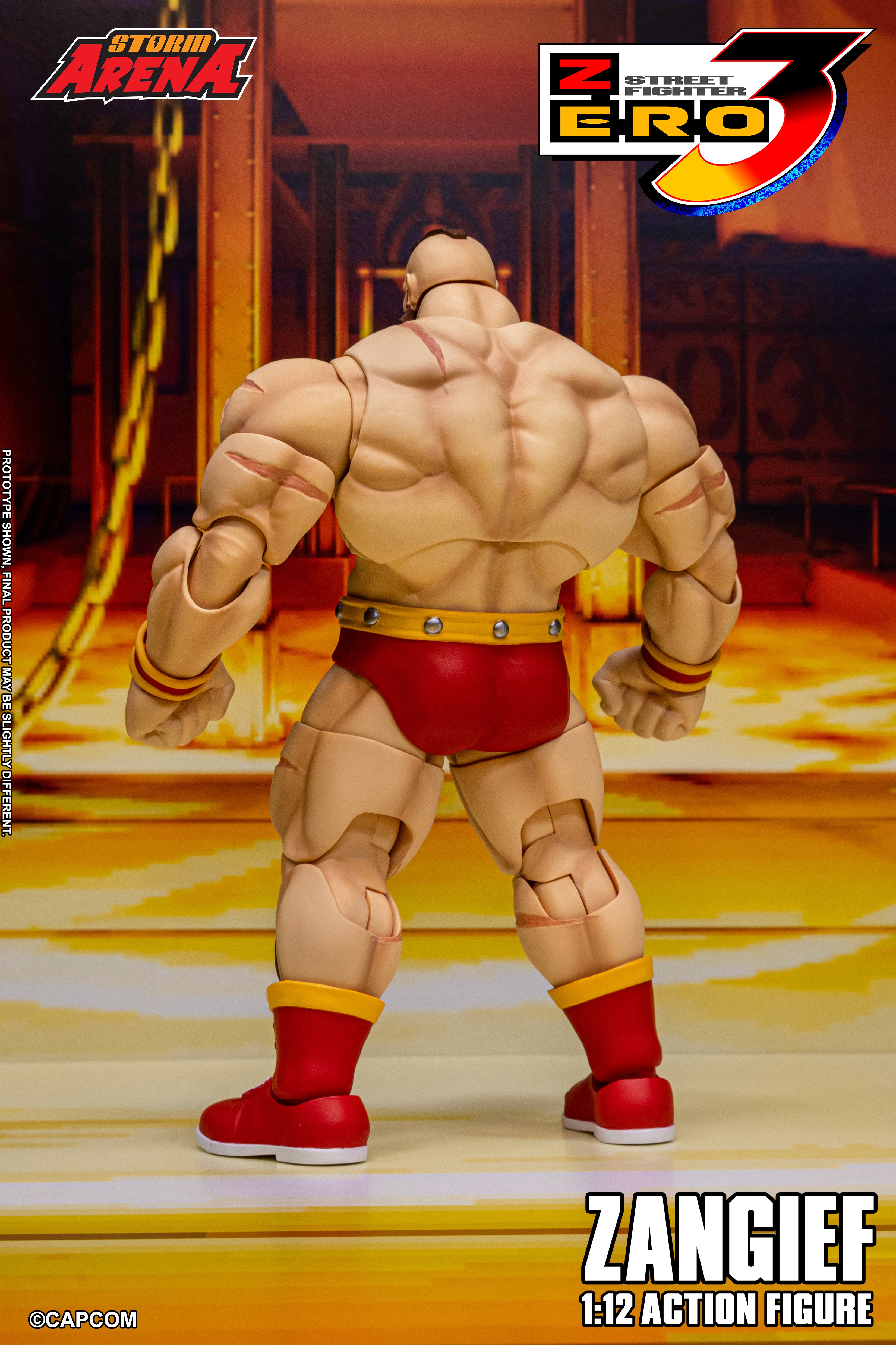 STREET FIGHTER ZERO 3 - ZANGIEF 1/12 Action Figure | ストーム