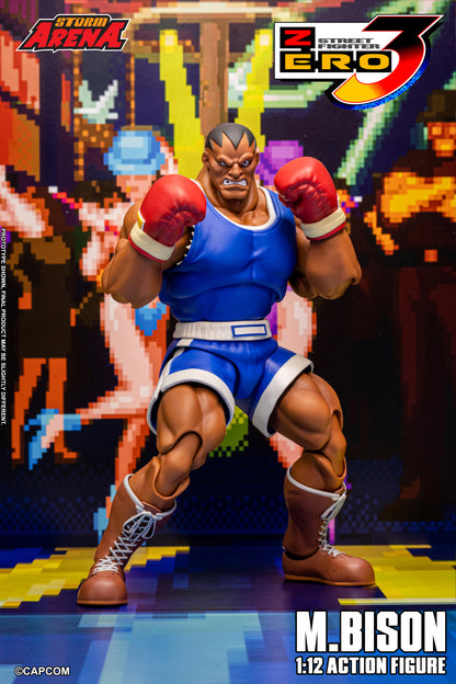 STREET FIGHTER ZERO 3 - M.BISON 1/12 Action Figure | ストームアリーナ ストリートファイターZERO3 M.バイソン