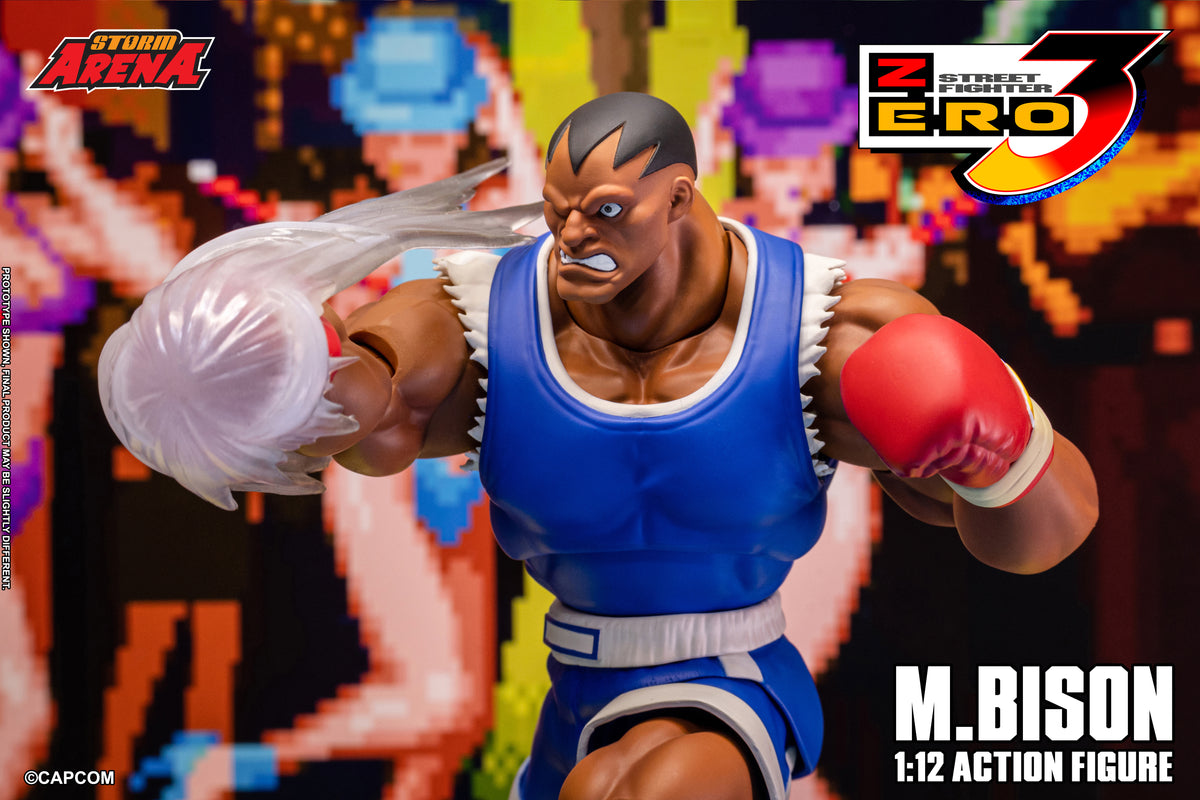 STREET FIGHTER ZERO 3 - M.BISON 1/12 Action Figure | ストームアリーナ ストリートファイターZERO3 M.バイソン