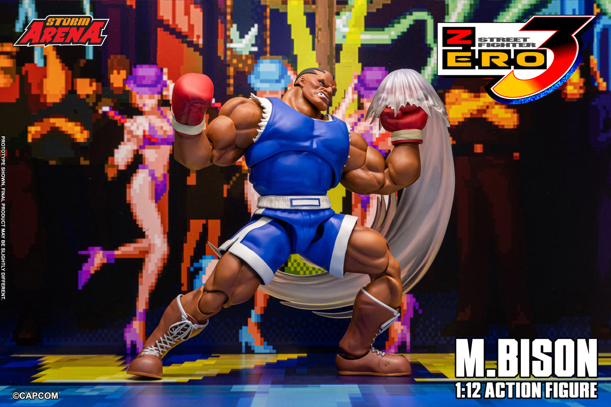 STREET FIGHTER ZERO 3 - M.BISON 1/12 Action Figure | ストームアリーナ ストリートファイターZERO3 M.バイソン