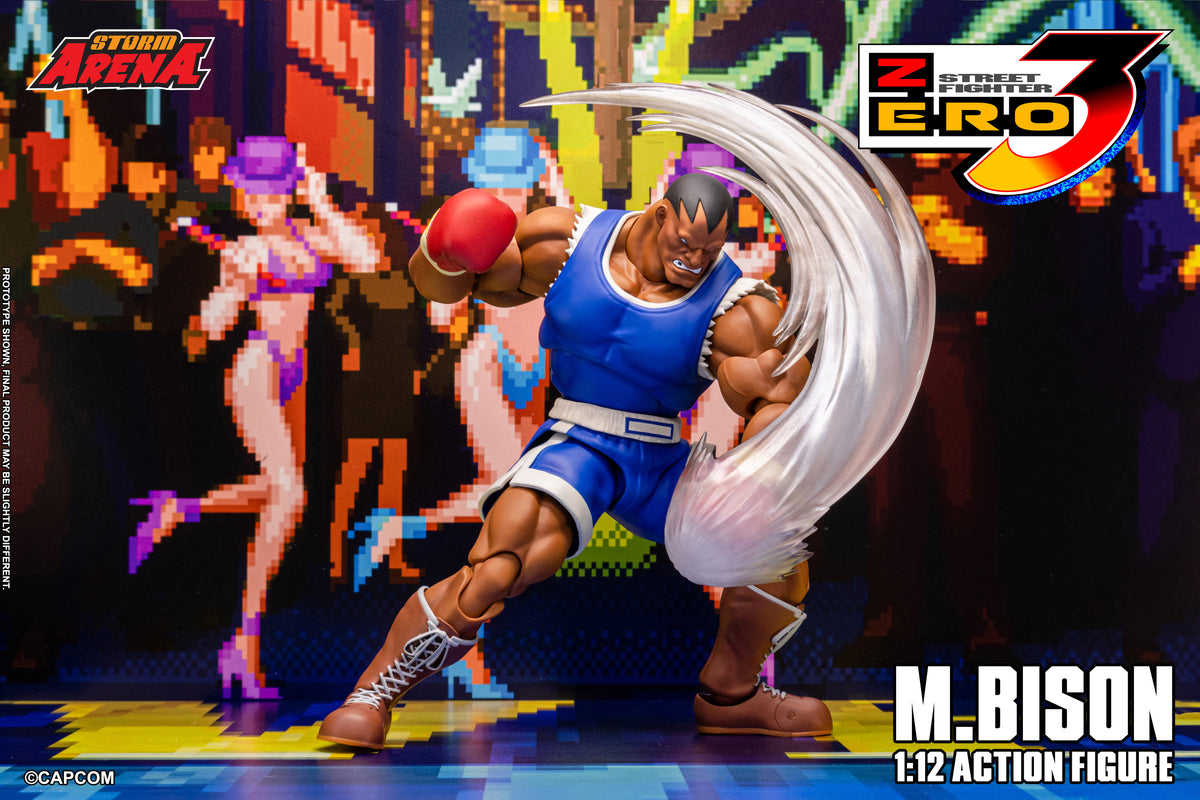 STREET FIGHTER ZERO 3 - M.BISON 1/12 Action Figure | ストームアリーナ ストリートファイターZERO3 M.バイソン