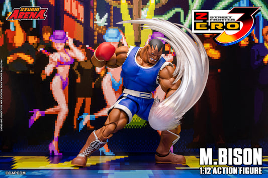 STREET FIGHTER ZERO 3 - M.BISON 1/12 Action Figure | ストームアリーナ ストリートファイターZERO3 M.バイソン
