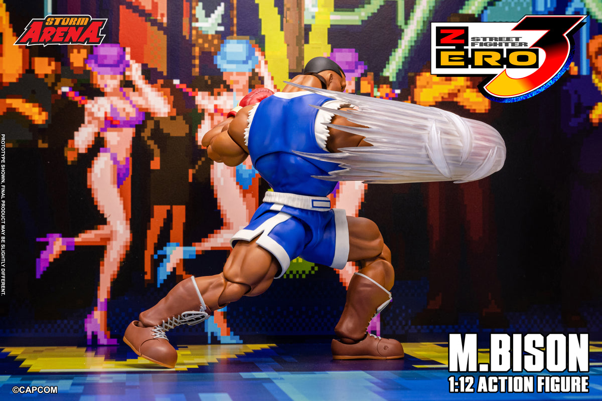 STREET FIGHTER ZERO 3 - M.BISON 1/12 Action Figure | ストームアリーナ ストリートファイターZERO3 M.バイソン