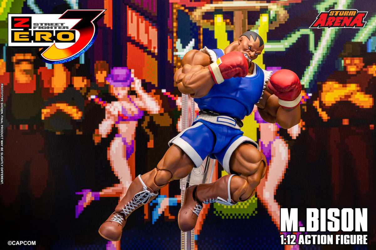 STREET FIGHTER ZERO 3 - M.BISON 1/12 Action Figure | ストームアリーナ ストリートファイターZERO3 M.バイソン