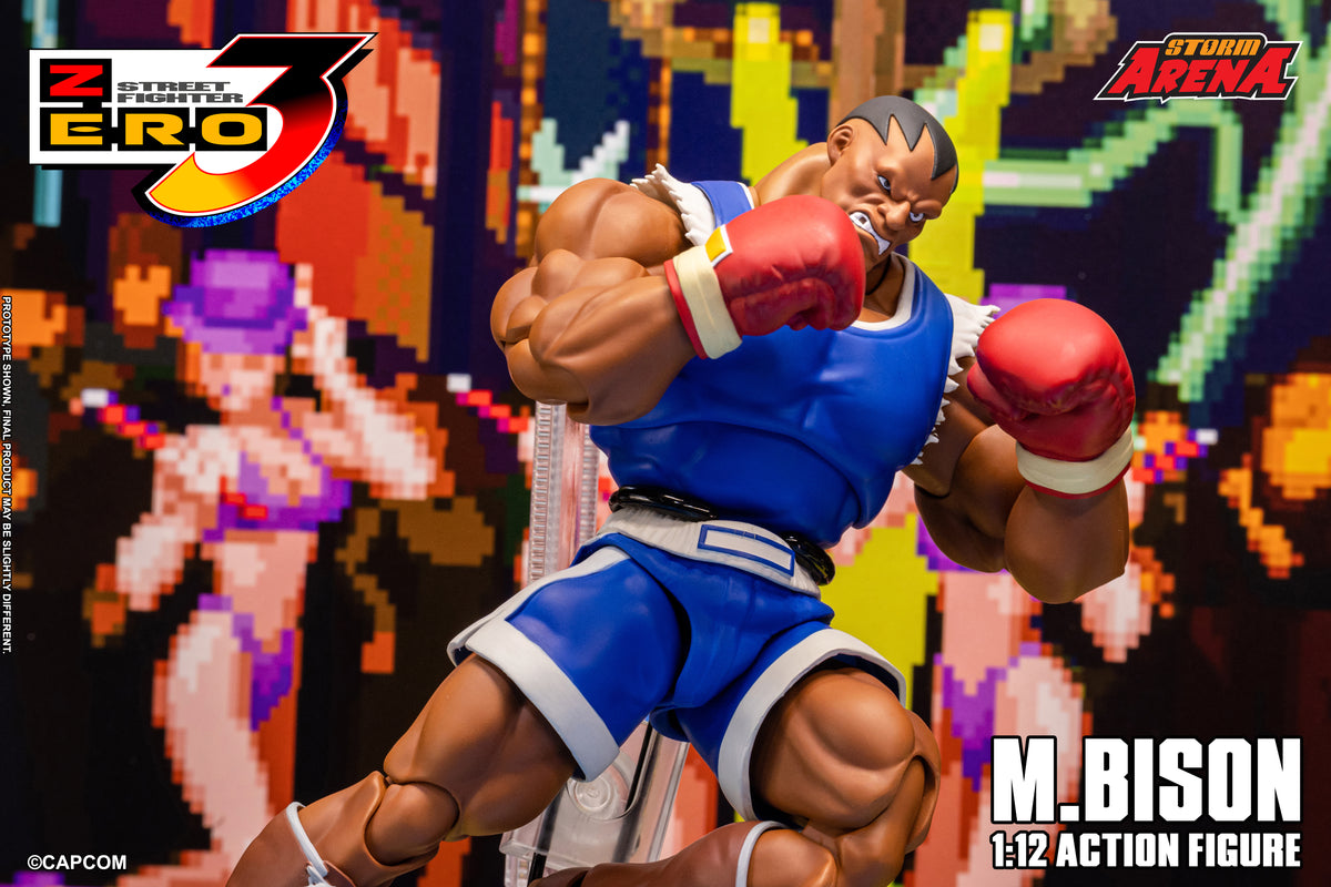 STREET FIGHTER ZERO 3 - M.BISON 1/12 Action Figure | ストームアリーナ ストリートファイターZERO3 M.バイソン