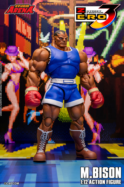 STREET FIGHTER ZERO 3 - M.BISON 1/12 Action Figure | ストームアリーナ ストリートファイターZERO3 M.バイソン