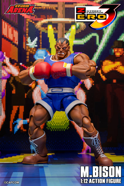 STREET FIGHTER ZERO 3 - M.BISON 1/12 Action Figure | ストームアリーナ ストリートファイターZERO3 M.バイソン