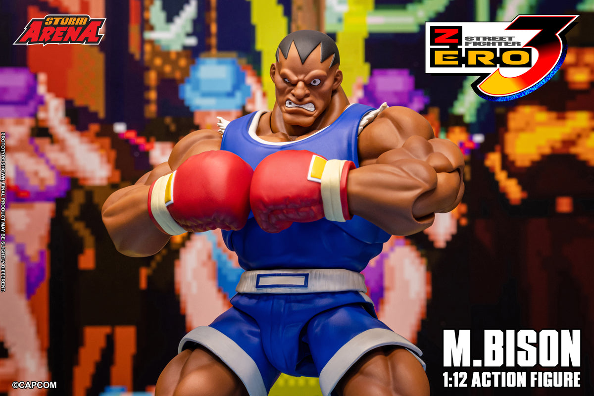 STREET FIGHTER ZERO 3 - M.BISON 1/12 Action Figure | ストームアリーナ ストリートファイターZERO3 M.バイソン