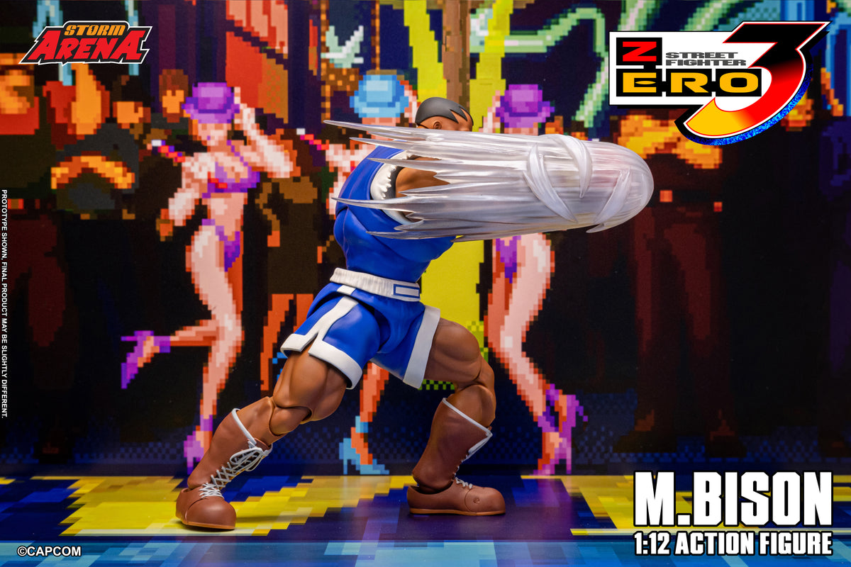 STREET FIGHTER ZERO 3 - M.BISON 1/12 Action Figure | ストームアリーナ ストリートファイターZERO3 M.バイソン