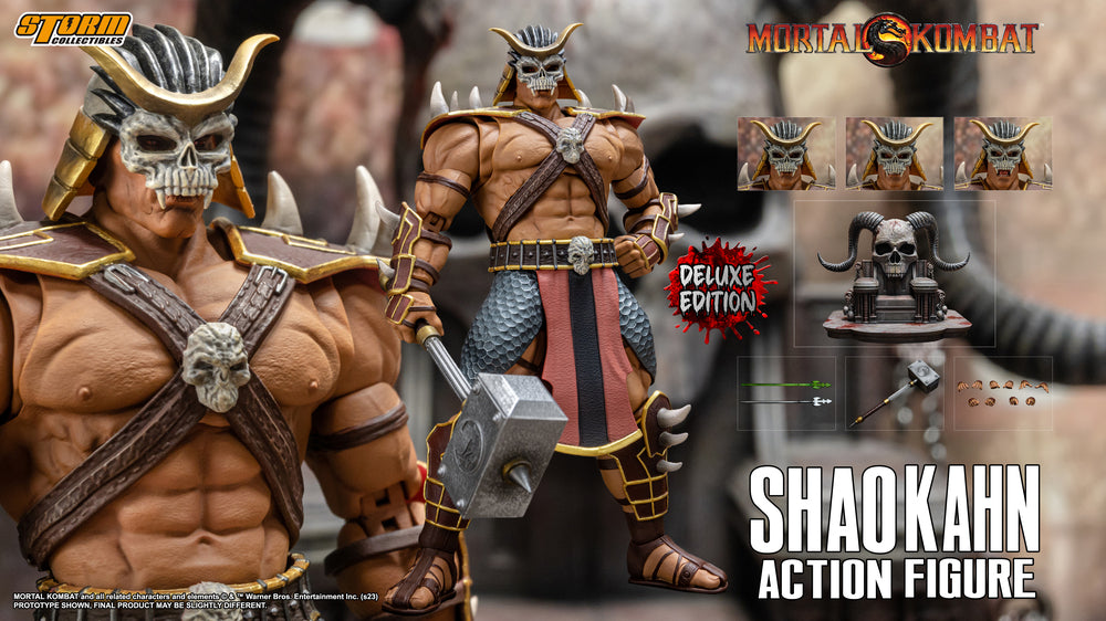 MORTAL KOMBAT 1/12 SCALE ACTION FIGURE SHAO KAHN DELUXE EDITION | モータルコンバット アクションフィギュア シャオ・カーン デラックス エディション