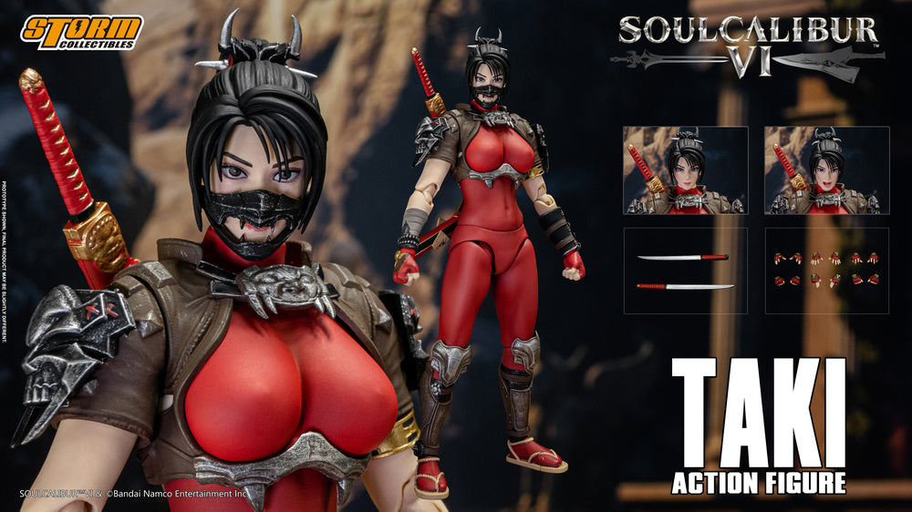 SOULCALIBUR VI - TAKI ACTION FIGURE SOULCALIBUR VI | アクションフィギュア 多喜