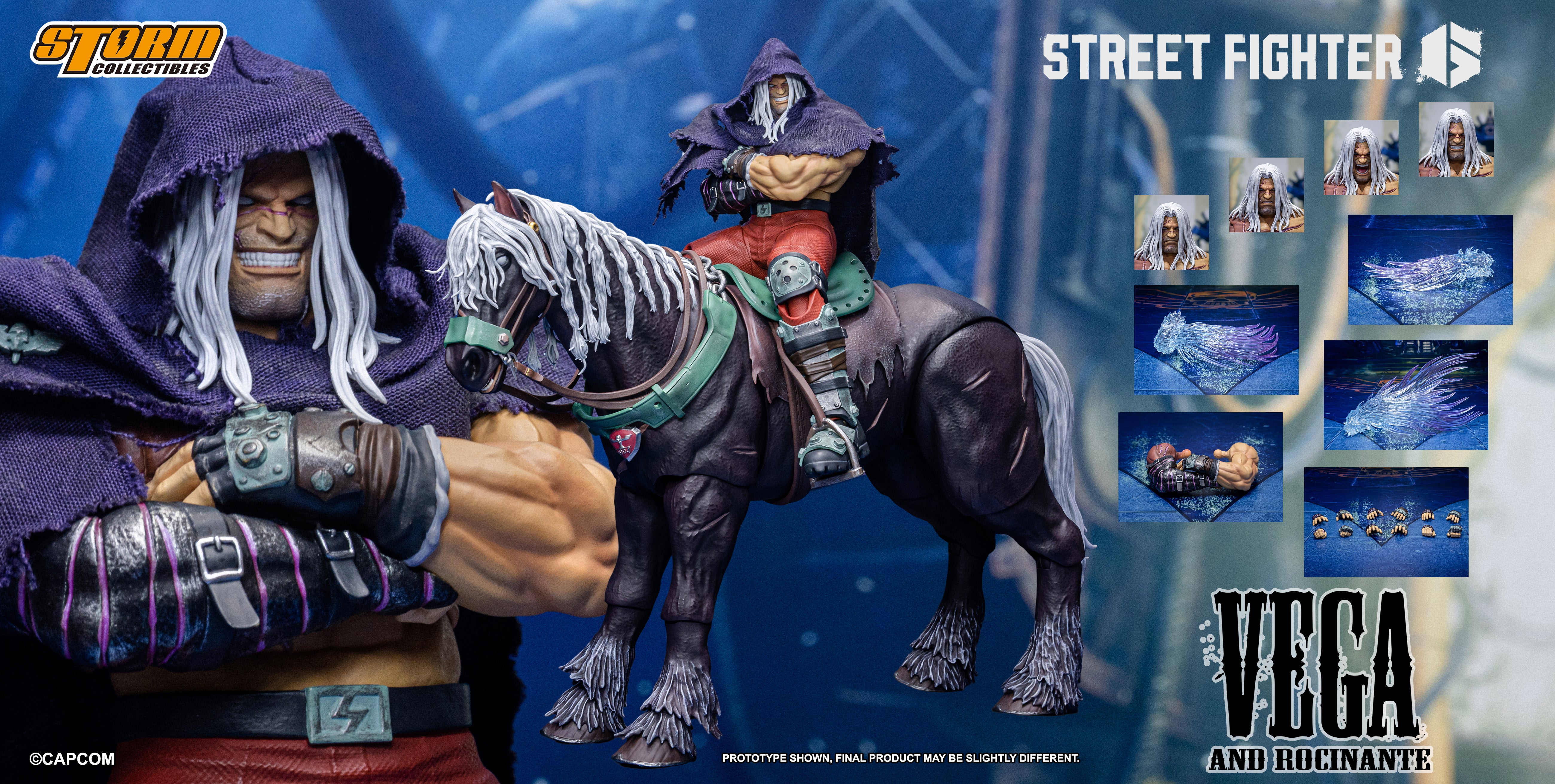 STREET FIGHTER 6 - VEGA and ROCINANTE SET Action Figure
