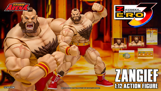 STREET FIGHTER ZERO 3 - ZANGIEF 1/12 Action Figure | ストームアリーナ ストリートファイターZERO3 ザンギエフ