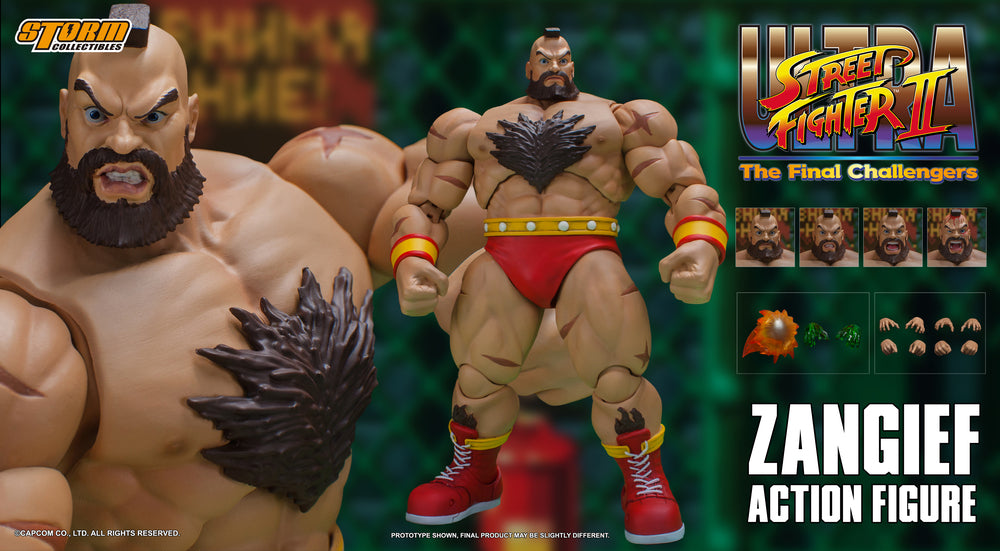 ULTRA STREET FIGHTER II THE FINAL CHALLENGERS - ZANGIEF ACTION FIGURE | ウルトラストリートファイターII ザ・ファイナルチャレンジャーズ アクションフィギュア ザンギエフ